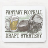 Football van Fantasy Muismat (Voorkant)