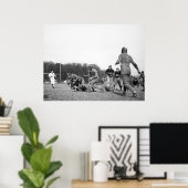 Football van Gallaudet: 1923 Poster (Thuiskantoor)