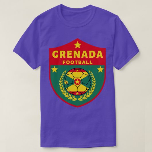 Football van Grenada T-shirt (Design voorkant)