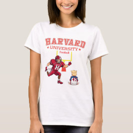 Football van Harvard tegen Trump T-shirt
