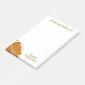 Football van het bureau van de coach op maat post-it® notes (Schuin)