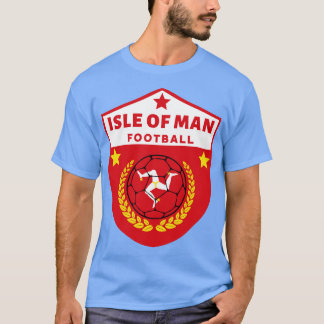 Football van het eiland Man T-shirt