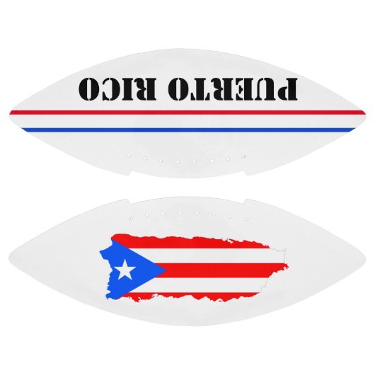 Football van het Puerto Rico Island Flag Patriotic (Panelen)