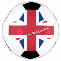 Football van het Verenigd Koninkrijk en Britse vla