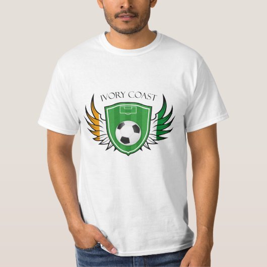 Football van Ivoorkust Voetbal T-shirt (Voorkant)