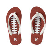 Football van jongens Monogrammen Kinder Teenslippe Kinder Teenslippers (Voetbed)