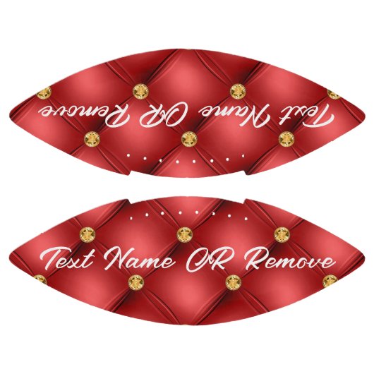 Football van Jouw tekst met goudhoudend ruitvormig (Panelen)