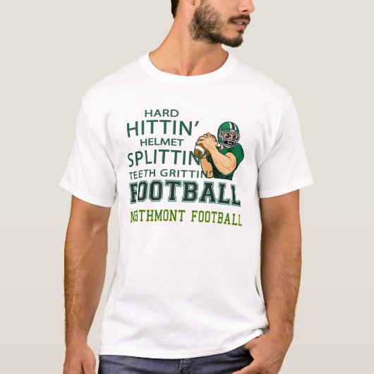 Football van Northmont Hard Hittin T-shirt (Voorkant)