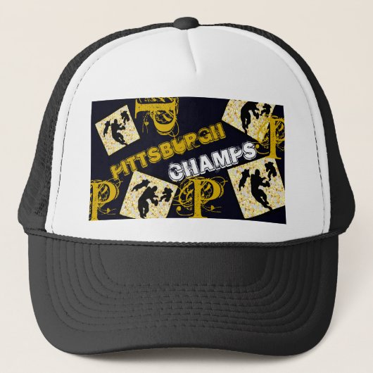FOOTBALL VAN PITTSBURGH TRUCKER PET (Voorkant)