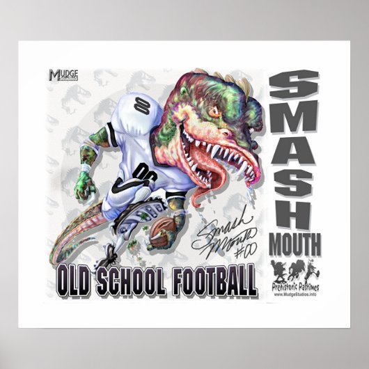 Football van Smash Mouth Dinosaur Poster (Voorkant)