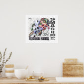 Football van Smash Mouth Dinosaur Poster (Keuken)