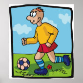 Football van studenten Poster sport (Voorkant)