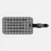 Football van Voetbal Talen Bagagelabel (Achterkant horizontaal)