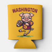 Football van Washington Hog Blikjeskoeler (Achterkant)
