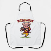 Football van Washington Hog Schort (Voorkant)