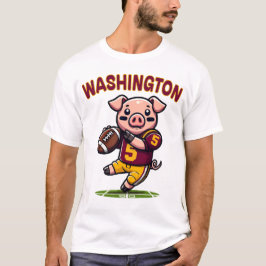 Football van Washington Hog T-shirt
