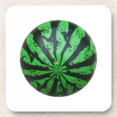 Football van watermeloenen / Voetbal Bier Onderzetter (Voorkant)