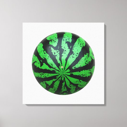 Football van watermeloenen / Voetbal Canvas Afdruk (Voorkant)