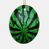 Football van watermeloenen / Voetbal Keramisch Ornament (Rechts)