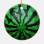 Football van watermeloenen / Voetbal Keramisch Ornament (Achterkant)