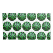 Football van watermeloenen / Voetbal Kussensloop (Achterkant-Rechts)