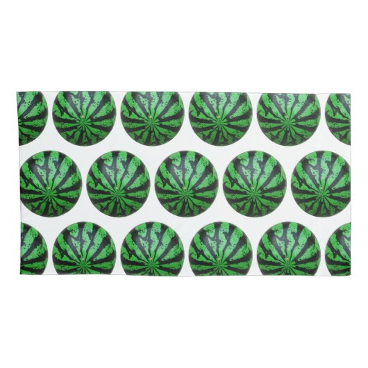 Football van watermeloenen / Voetbal Kussensloop (Achterkant-Rechts)