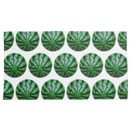 Football van watermeloenen / Voetbal Kussensloop (Voorkant-Rechts)