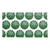 Football van watermeloenen / Voetbal Kussensloop (Achterkant-Links)