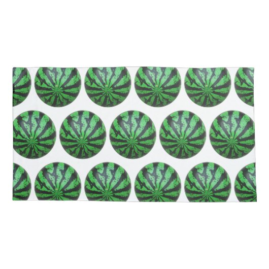 Football van watermeloenen / Voetbal Kussensloop (Achterkant-Links)