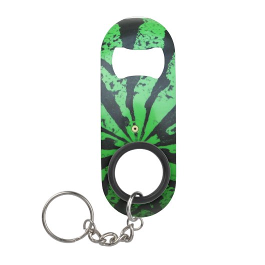 Football van watermeloenen / Voetbal Mini Flessenopener (Voorkant)