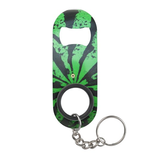 Football van watermeloenen / Voetbal Mini Flessenopener (Achterkant)