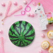 Football van watermeloenen / Voetbal Papieren Bordje (Feest)