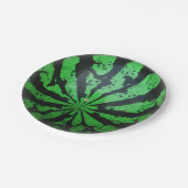 Football van watermeloenen / Voetbal Papieren Bordje (Gekanteld)