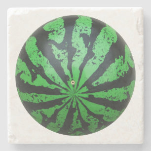 Football van watermeloenen / Voetbal Stenen Onderzetter