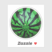 Football van watermeloenen / Voetbal Sticker (Vel)