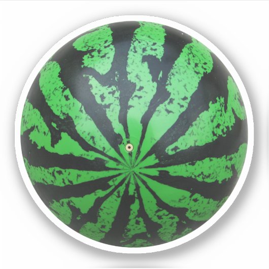 Football van watermeloenen / Voetbal Sticker (Voorkant)