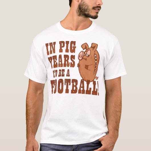 Football varkensjaren t-shirt (Voorkant)
