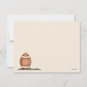 Football Vast papier Notitiekaartje (Achterkant)