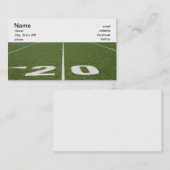 Football veld 20 visitekaartje (Voorkant / Achterkant)