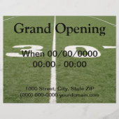 Football veld 30 flyer (Voorkant)
