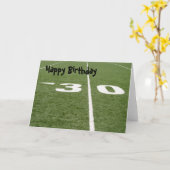 Football veld 30 kaart (Gele Bloem)