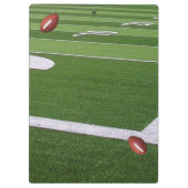 Football veld, beste coach bedankt klembord (Achterkant)