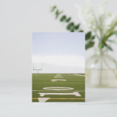 Football veld briefkaart (Staand voorkant)