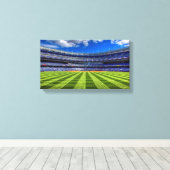 Football veld canvas afdruk (Insitu (Houten vloer))
