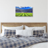 Football veld canvas afdruk (Insitu (Slaapkamer))