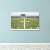 Football veld en stadion canvas afdruk (Insitu (Houten vloer))