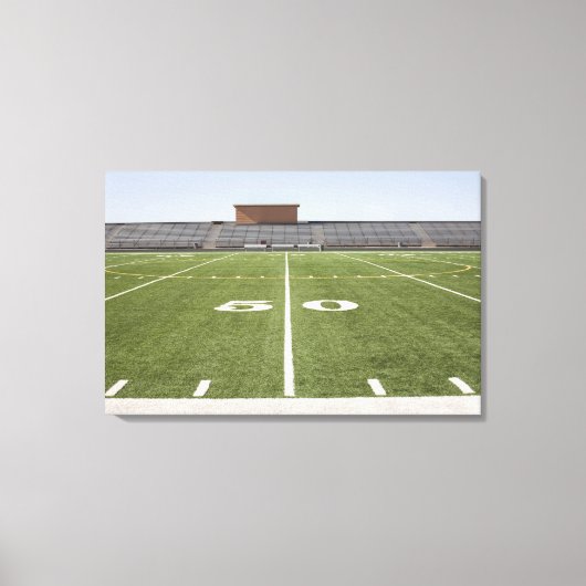 Football veld en stadion canvas afdruk (Voorkant)