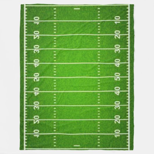 FOOTBALL VELD FLEECE DEKEN (Voorkant)