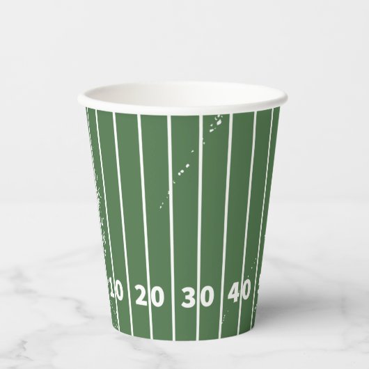 Football veld papieren bekers (Voorkant)