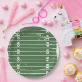 Football veld papieren bordje (Feest)